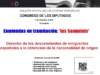 Enmiendas al proyecto de LMD