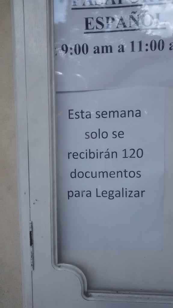 Informac del CE Habana s legalizac documentos